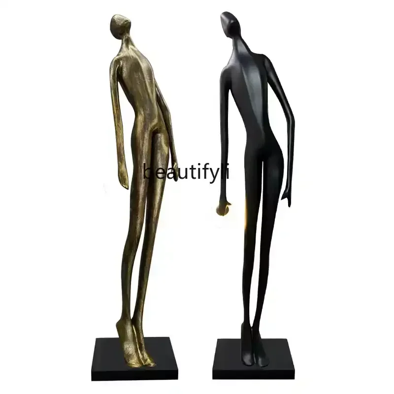 

Humanoid art floor lamp creative new home living room abstract figure sales department ornament designer sculpture lamp