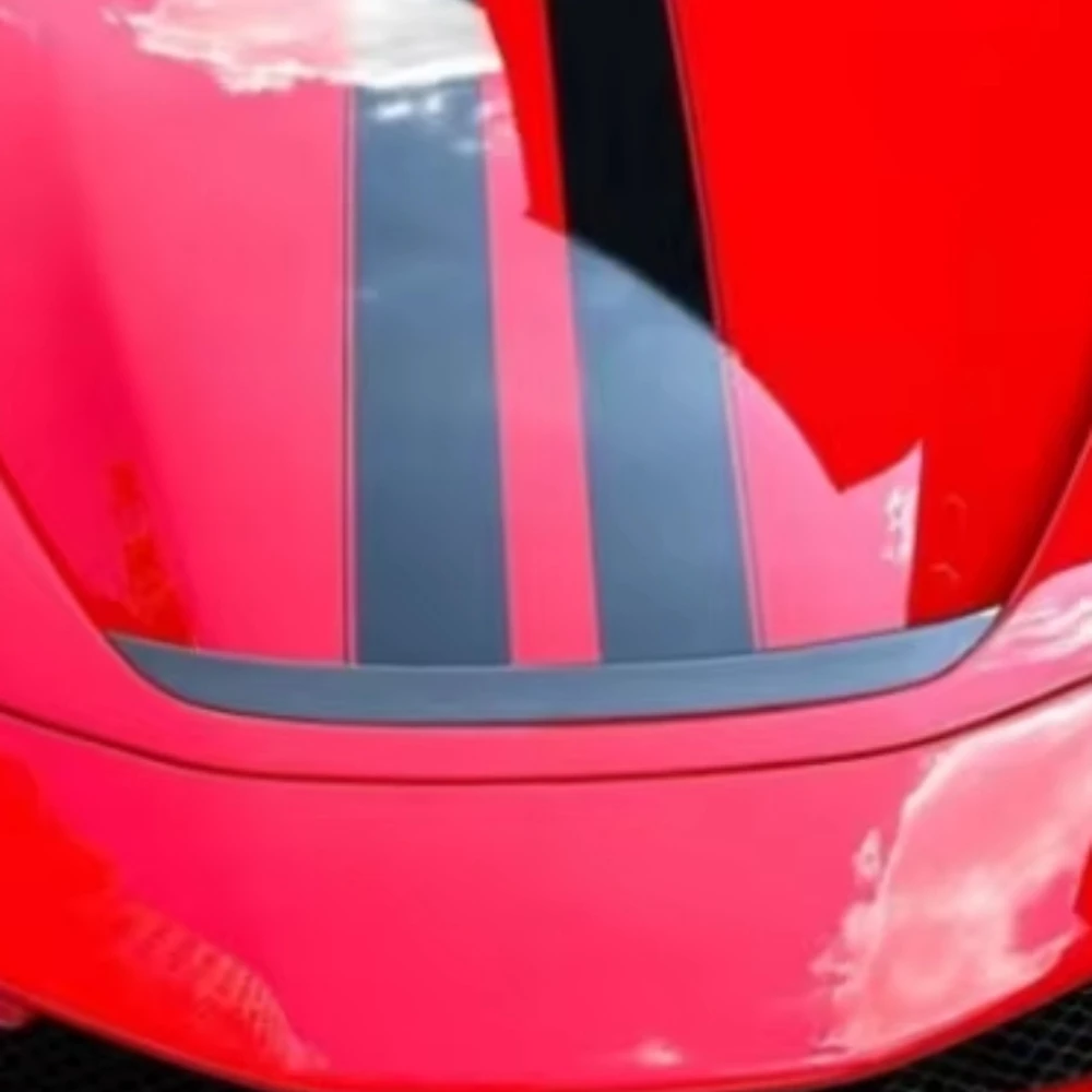 Speed Engine Hood Body Kit Suitable for Ferrari SF90 Dry Carbon Fiber Front Hood air Outlet Decoration 3M Tape Installation