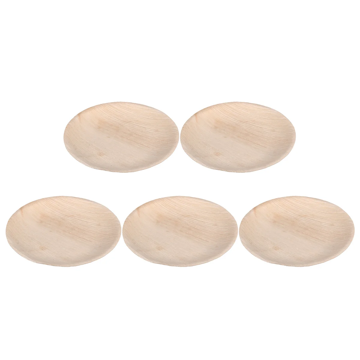 

25 шт. тарелки с пальмовыми листьями, одноразовые, экологически чистые товары для вечеринок, разлагаемый деревянный поднос для торта, фруктов, закусок, мероприятий