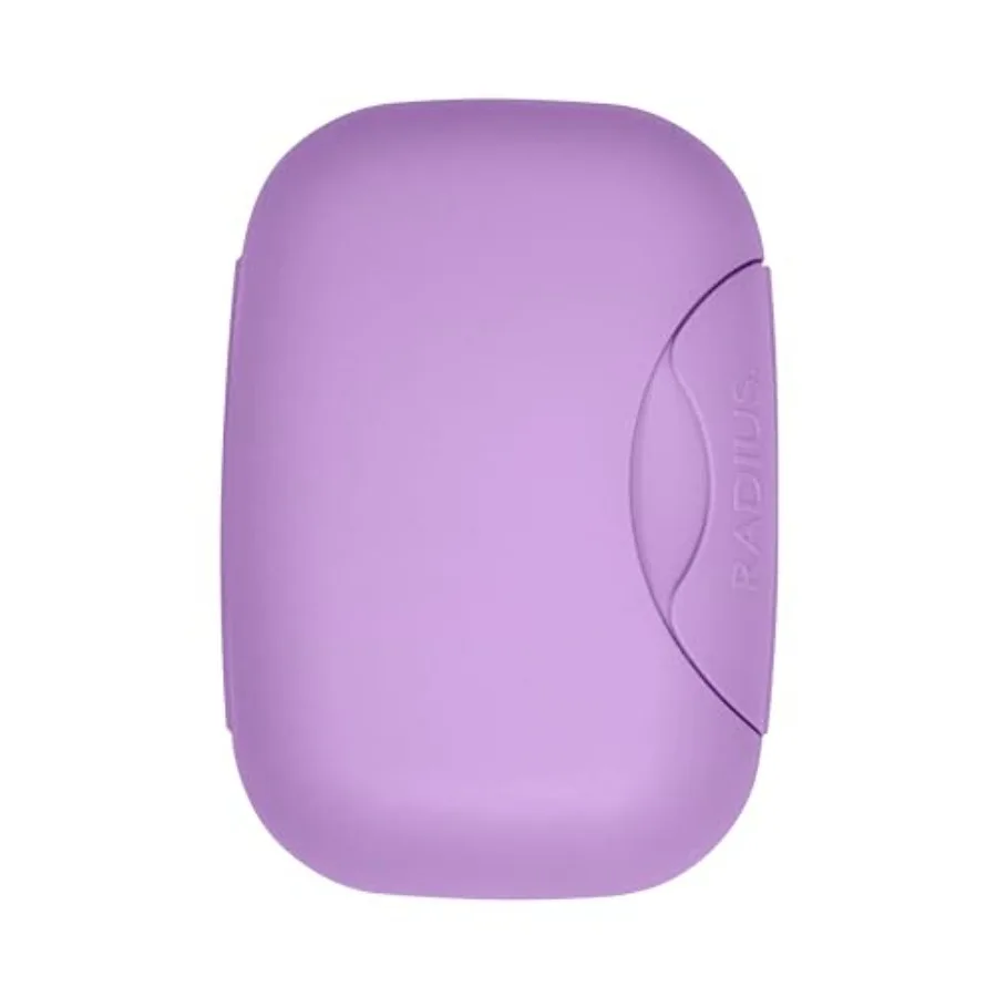 

Soap Travel Case, BPA-Free Recycled Plastic, Leakproof, Portable for Bathroom, Gym, Home, Camping - Lavender