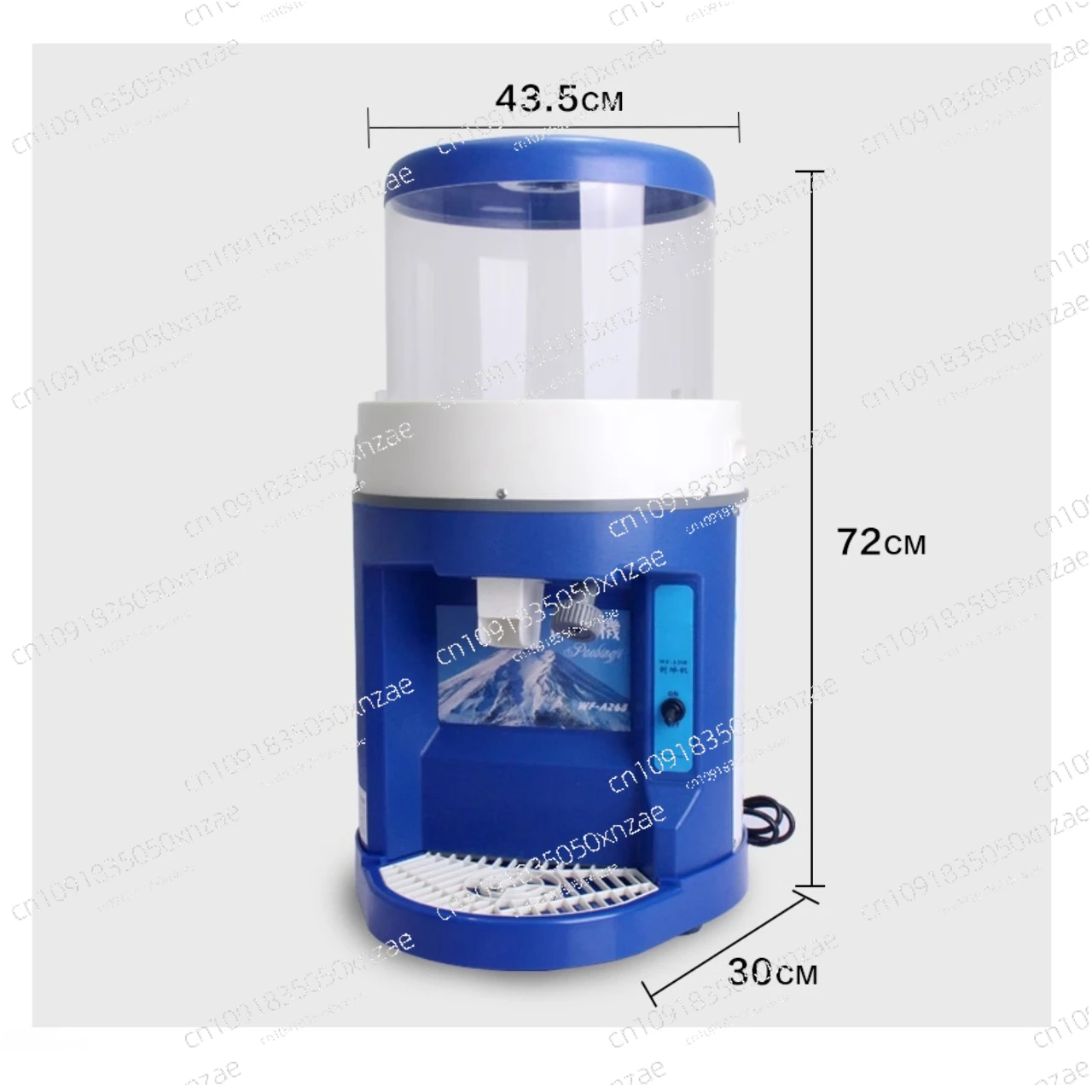 

A268 ice crusher commercial large electric ice shaver milk tea shop automatic ice maker