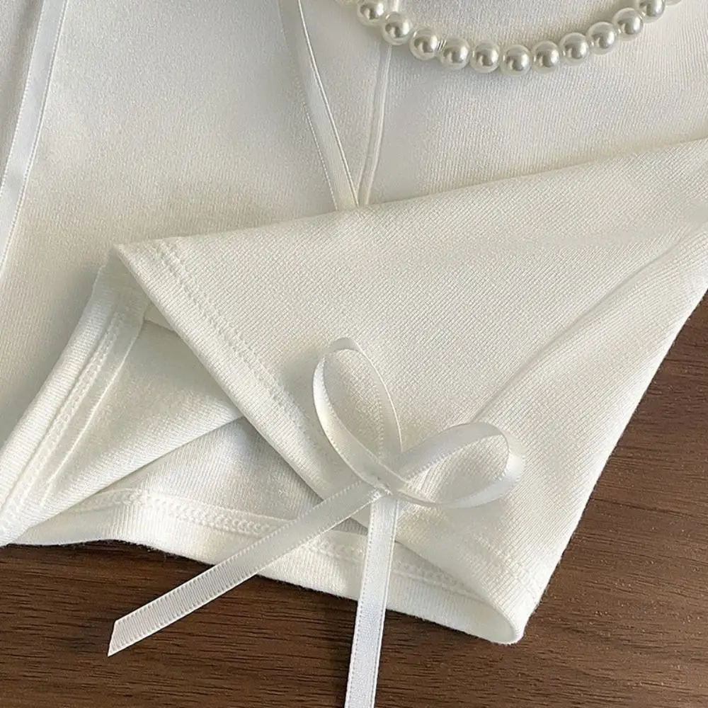 

Sweet Ruffled Edge Skinny Vest Women Square Neck Bowknot Slim Lace Crop Top Basic Sleeveless Women Camisole Beach