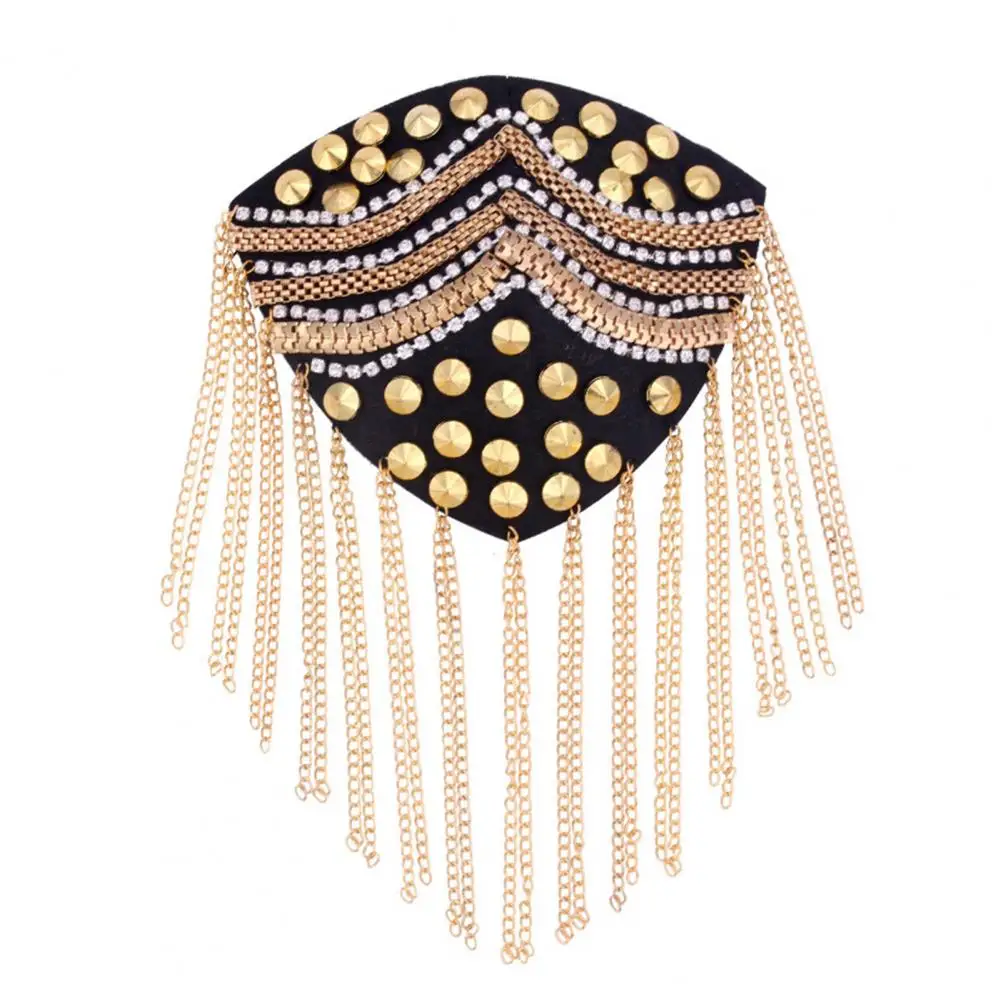 Stylish Shoulder Board  Elegant Wear-resistant Shoulder Tassels Epaulet  Unisex Style Shoulder Badge Brooch