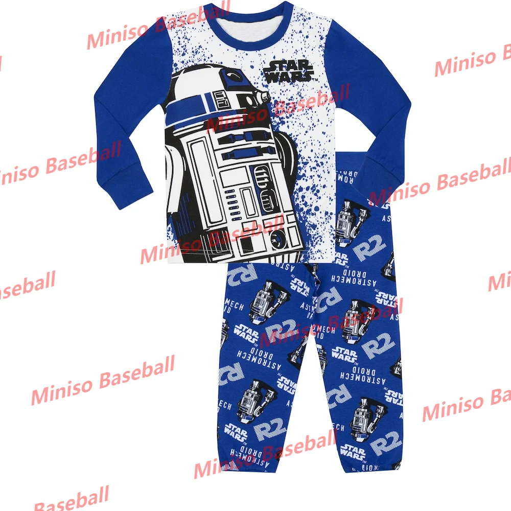 2025 Star-War 3D Printed Pajamas Set Cartoon Pyjamas Miniso Disney Design Cartoon Anime Fans Exclusive Gift Adults Kids