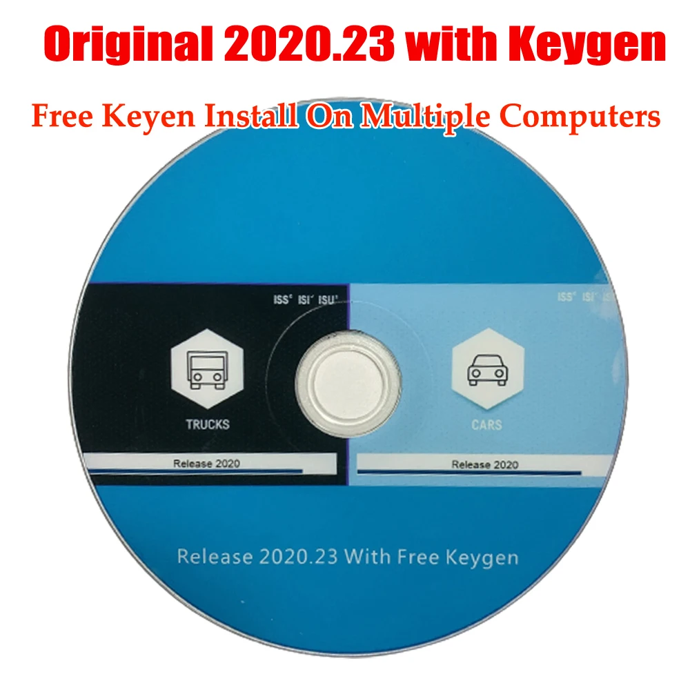 2022 Newest Release 2020.23 150e No Limit Free Keyen Software for Multiple Computers Free License CD For Car diagnostic tool