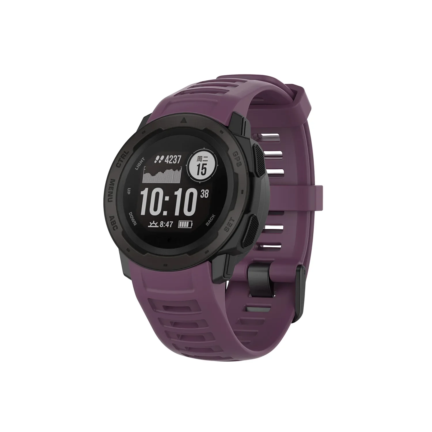 Pasek do zegarka Garmin Instinct 2 Silikonowy pasek do smartwatcha Garmin Instinct 1/Esports/Solar/Tactical Bransoletka Pasek — zdjęcie produktu 2