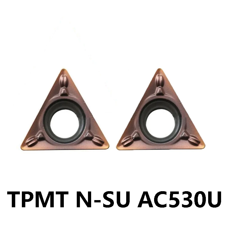 

Original TPMT 080204 TPMT080202 N-SU TPMT080204N TPMT110304 TPMT110308N-SU AC530U Carbide Turning Lathe Inserts CNC Cutting Tool