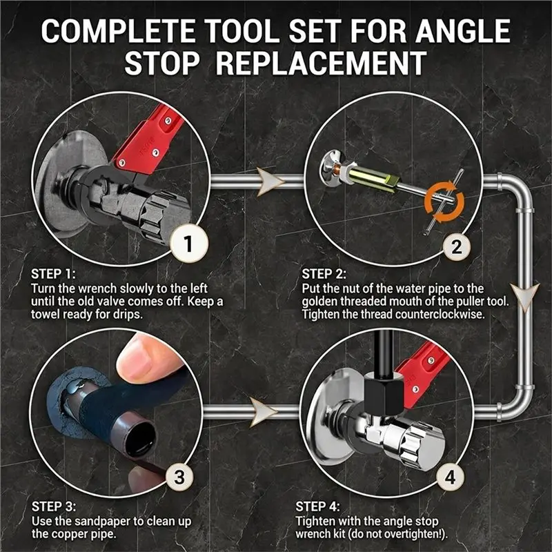 ABWZ-Pipe Tool Compression Sleeve Puller 1/2
