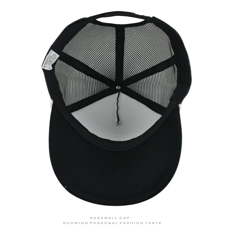 Custom Printed Embroidered Logo for Men and Women Baseball Caps Summer Sponge Rope Mesh Adjustable Sunshade Truck Driver Hat 6
