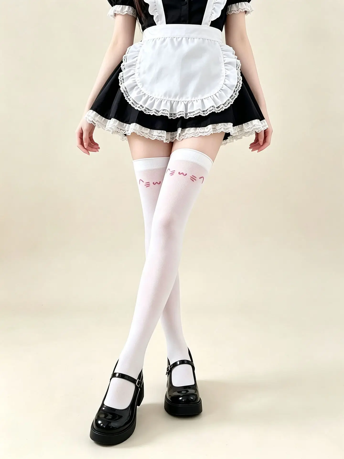 Cute  Bunny Ear Thigh High Stockings Kawaii Rabbit Ear Over‑the‑Knee Socks Japanese Harajuku for Women Teen Girls Lolita Party