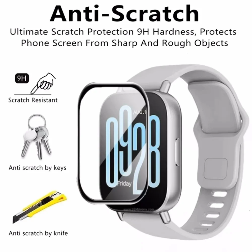 Screen Protector Film for Xiaomi Redmi Watch 5 Active Soft TPU Smartwatch Anti-Scratch Screen Protector Film for Redmi Watch 5