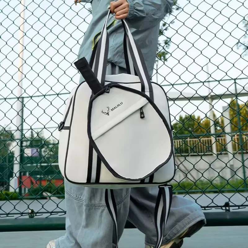 

Tennis Bag Large Water Resistant for Men Women for Pickleball with Shoulder Strap Tote Racket Pocket Tennis Crossbody Bag