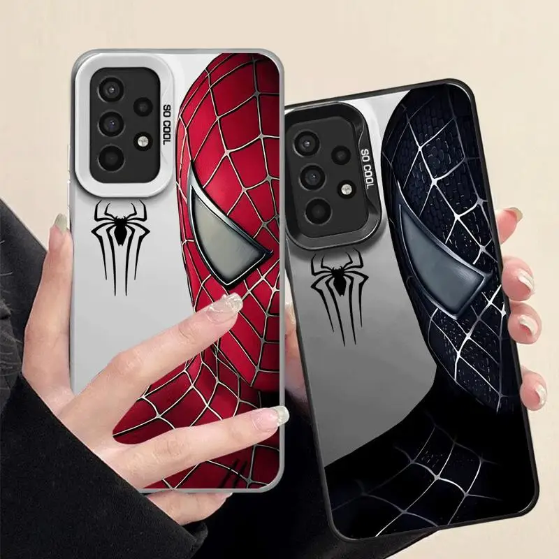 Marvel Sipider Man Phone Case for Samsung Galaxy A35 A34 A33 A32 A24 A23 A22 A14 A13 A12 5G Silicone Soft Shell