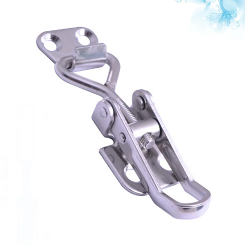

1Pcs Stainless Steel Toggle Latch Clamp Durable Adjustable Lock Fastener for Cabinet Door Box Case Truck Trailer Welding Fixture