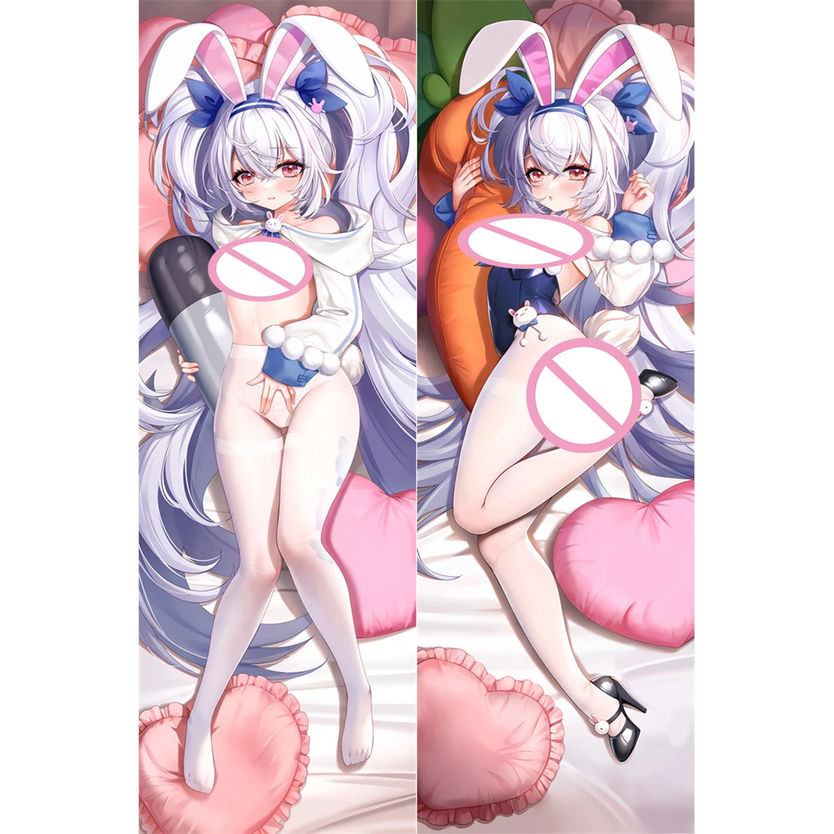 Anime Azur Lane Bunny girl USS Laffey Sexy Dakimakura Hugging Body Pillow Case Otaku Male Pillow Cushion Bed Linings