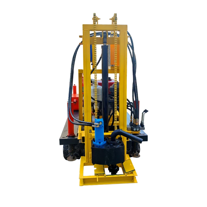 Maßgeschneidertes, heiß verkauftes 200 m hydraulisches Diesel-Bohrgerät für kleine Wasserbrunnen