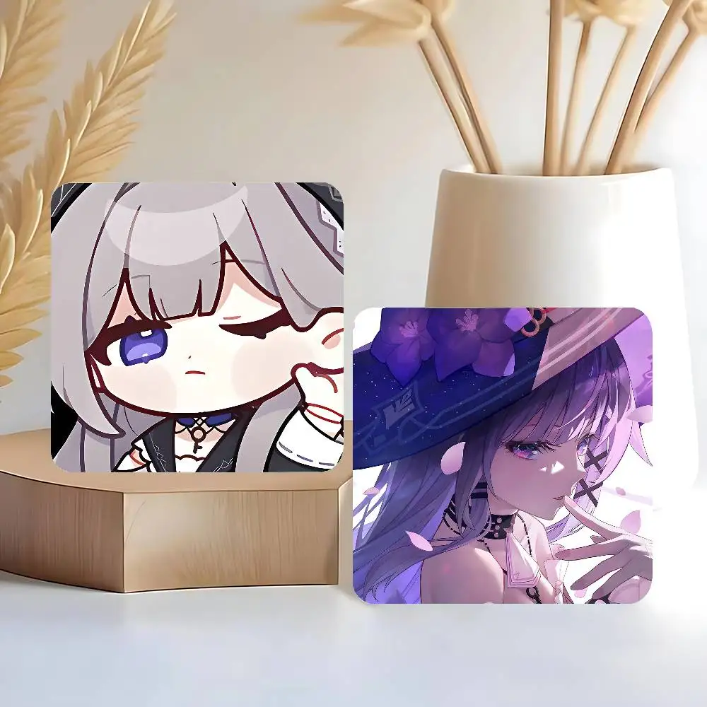 Hot Game Honkai Herta Refrigerator Magnets Cute Cartoon Magnetic Personality Decorations Creative Gifts