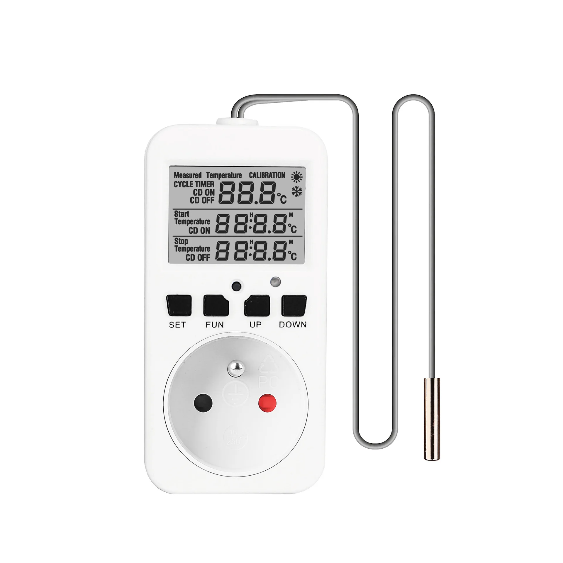 

New Digital Temperature Control Socket Temperature Control Switch Controller Fish tank Refrigerator Pet Heating Thermostat