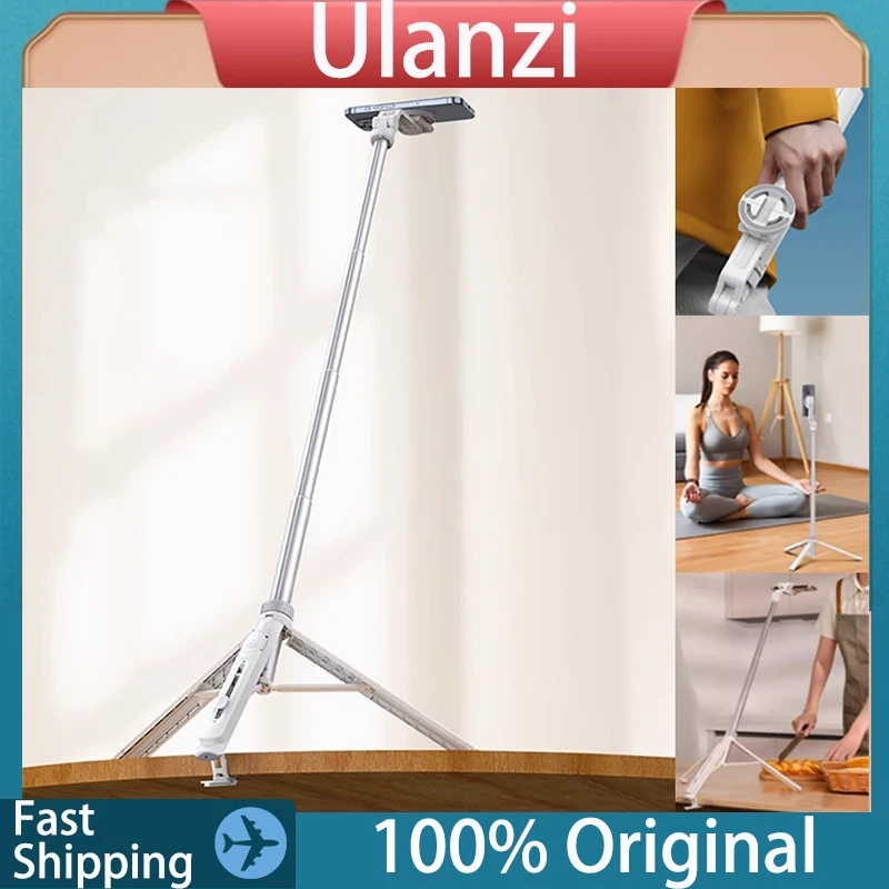 Original Ulanzi TT88 Selfie Stick Wireless Magsafe Overhead Phone Tripod Phone Clip Remote Controller Light Phone Bracket