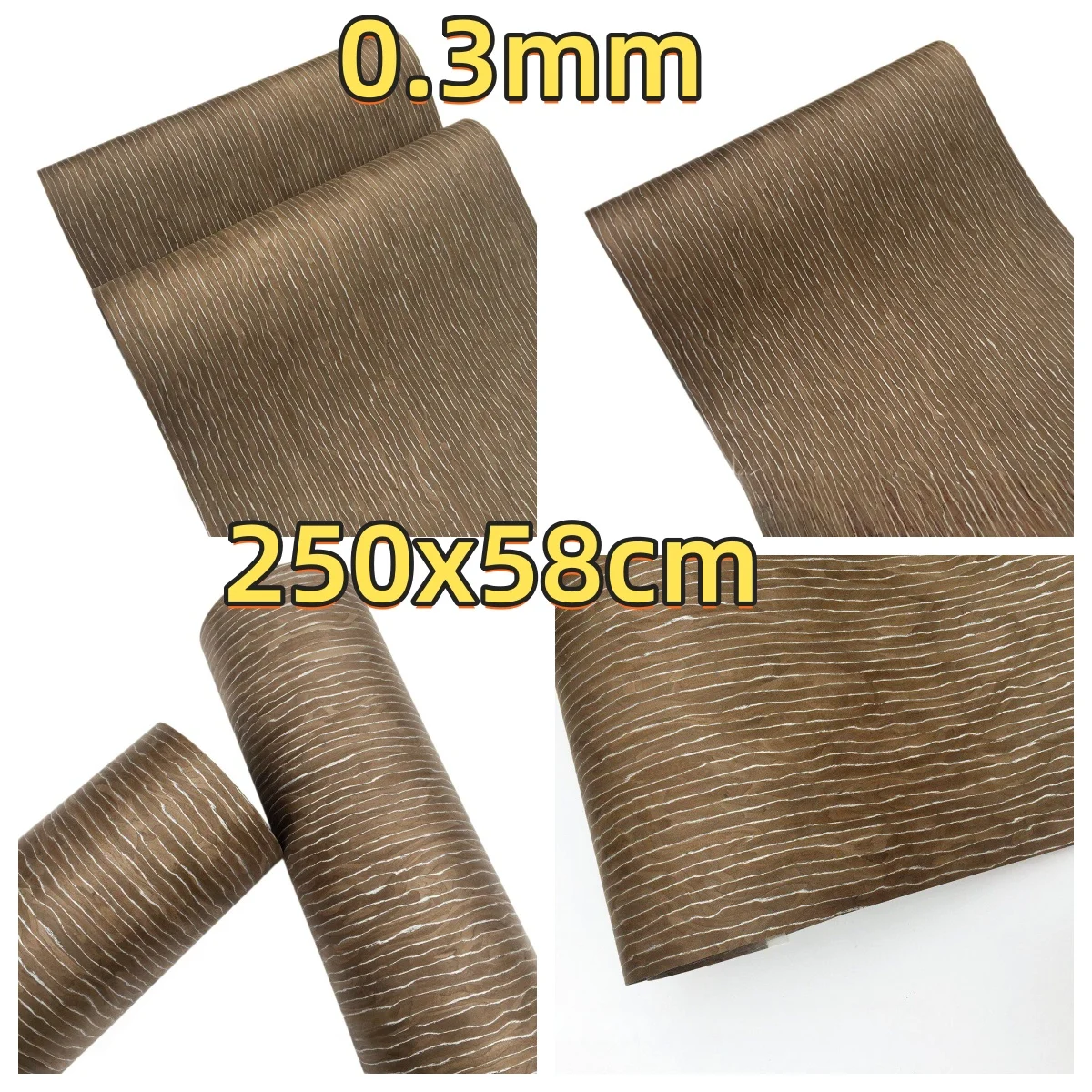 Silver Emperor Dragon Reconstituted Wood Veneer, 0.3mm, 250x58cm, For Wardrobe Door & Guitar Body Veneering.