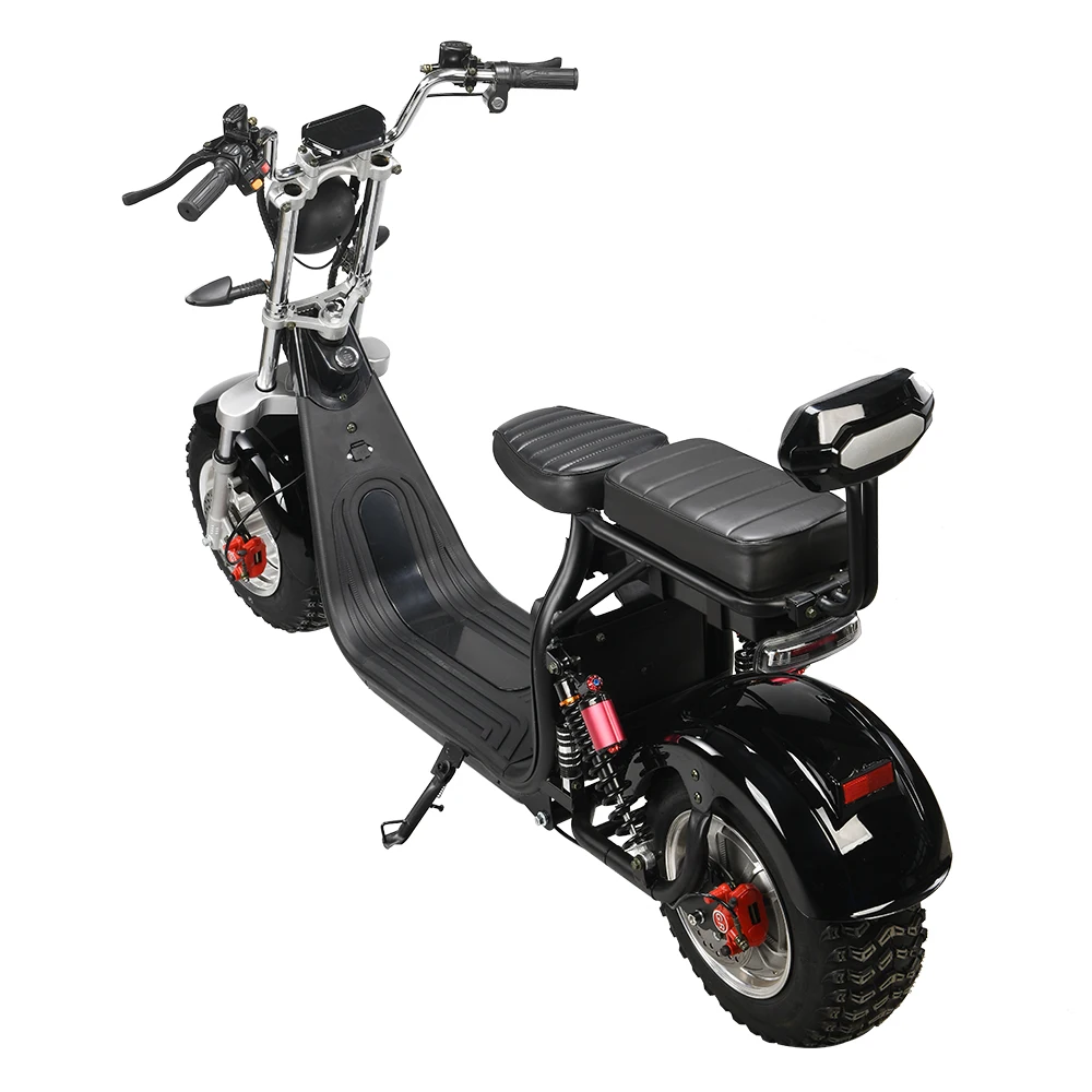 60v25ah 4000w motor citycoco scooter elétrico 18 Polegada snowfield pneu fora de estrada velocidade máxima 70-80km/h carga máxima 250kg eua estoque