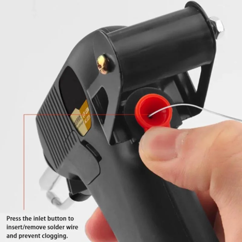 120W Digital Display Soldering Iron Gun 200-600°C Adjustable Temperature Automatic Send Tin Gun Repair DIY Tool