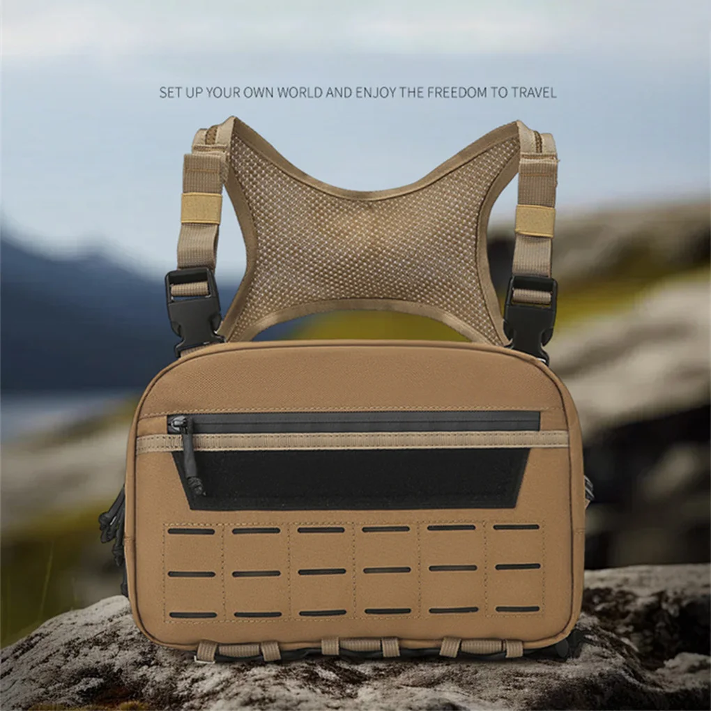 

Fishing Vest Bag Tackle Chest Bags Large Capacity Multi-pockets Outdoor Sports Camping Hiking Fishing Hunting Pack