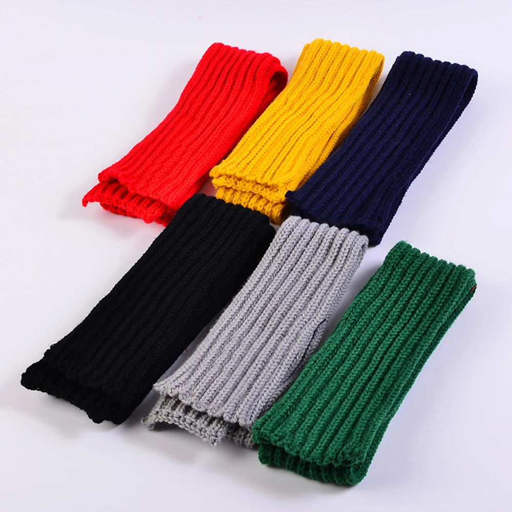 

Baby Boys Girls Scarf Winter Kids Neck Scarves Solid Wool Knitted Scarf Warm 2022 Casual Children's Accessories