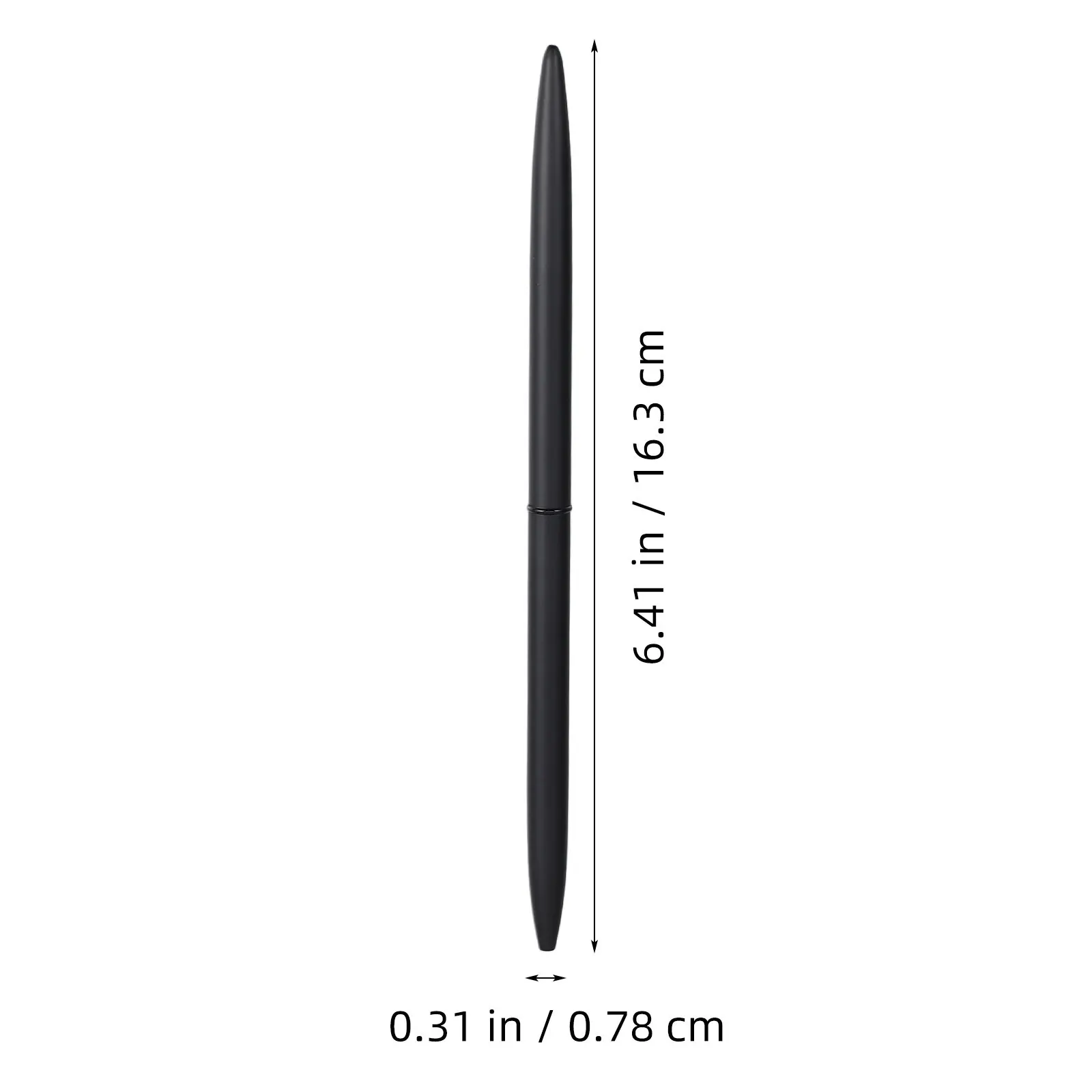 5Pcs Rotating Ballpoint Pens Metal Twist Mechanism Smooth Black Ink 1.0mm for Guest Book Signing Business Office Study Portable