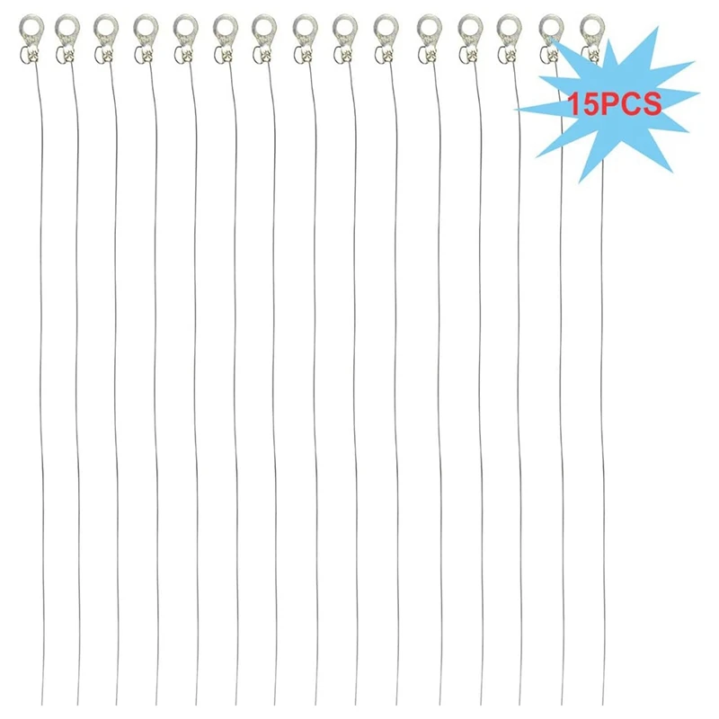 15 PCS Soap Cutter Replacement Wires, Stainless Steel Slicer Wire Soap Strings Cheese Slicer Cutter Wires