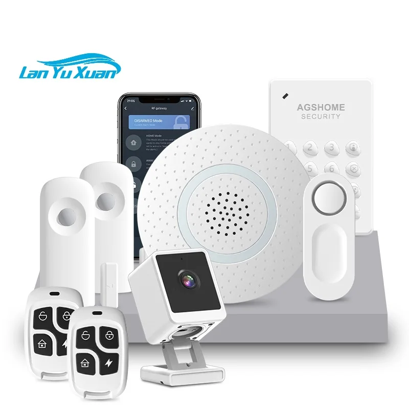 China Security Anti-Intrusion Alarms Safety Security WiFi Smart Tuya App Home Siren Alarms