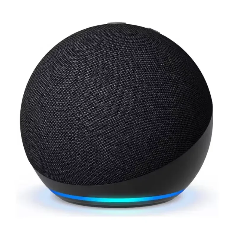 2026 Popular Bluetooth Speaker Fabric RGB LED Lighting Wireless Desktop Subwoofer Base New Smart Portable Outdoor Speaker