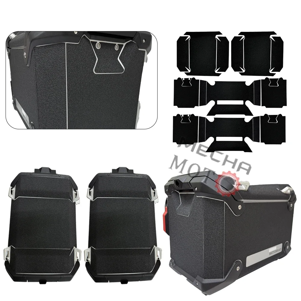 Para bmw r1300gsa r 1300 gs adv 2025 r1300gs aventura motocicleta mala adesivos de proteção peva fosco anti-deslizamento adesivo