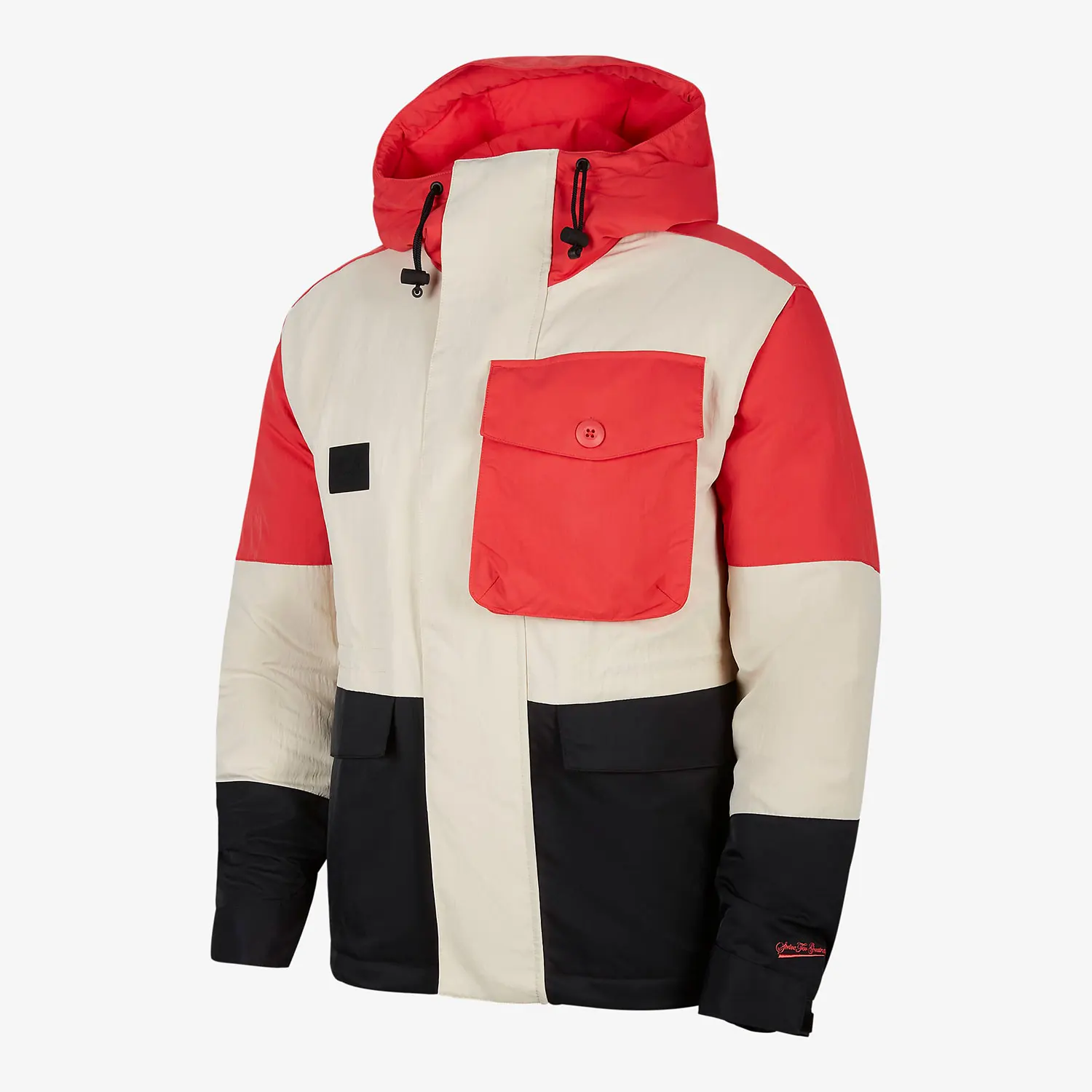 Nike genuine men's comfortable hooded zipper sports casual warm cotton jacket DA6714-604