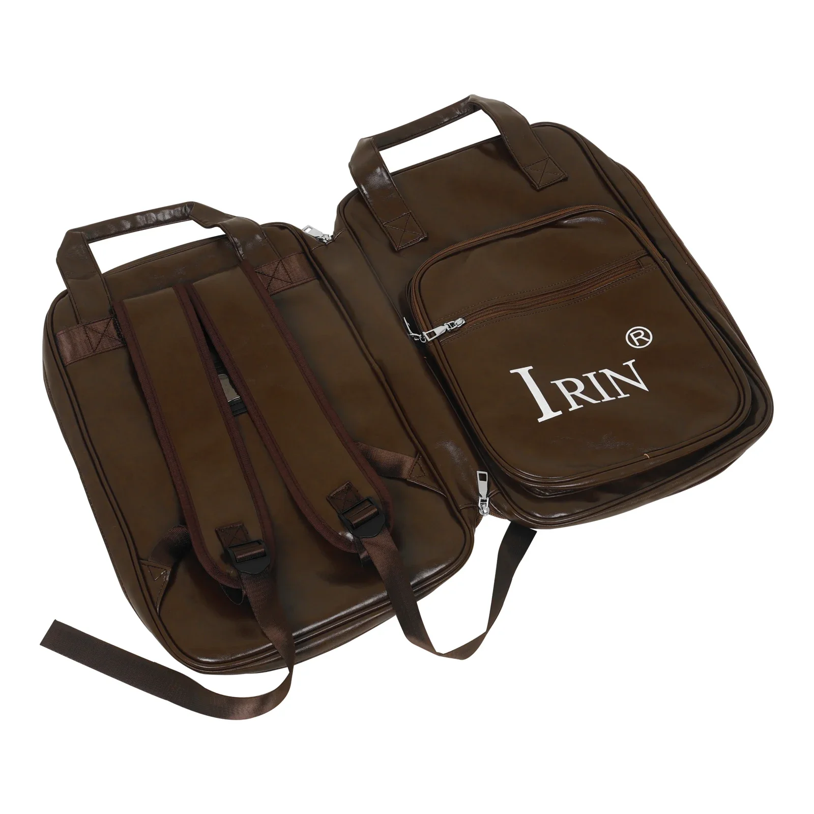 Bolsa para baquetas IRIN, bolso de mano de cuero PU, estuche para baquetas, mochila, bolsa para partituras, accesorios para instrumentos de percusión