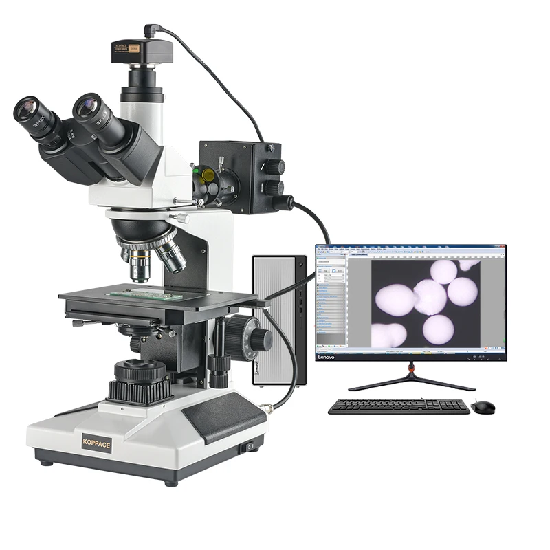 

KOPPACE 360X-2900X Electron Metallurgical Microscope 12 Million Pixels USB2.0 Measuring Camera Support Image Splicing