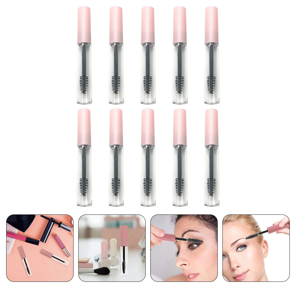 

10 Pcs Air Traffic Control Refillable Tubes Wands DIY Mascara Eyelash Creative Bottle