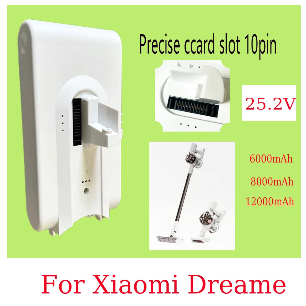 

Для Xiaomi Dreame V8 V9 V10 литиевая батарея V9P XR VVN3 VVN4 ручной беспроводной пылесос, запасные части, аккумулятор
