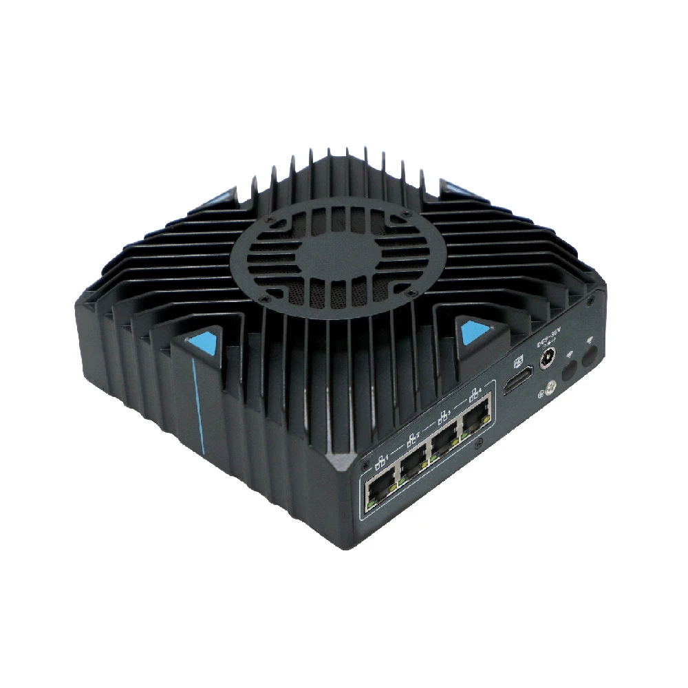 HUNSN Micro aparato de cortafuegos, Mini PC, pFsense, Mikrotik, Intel I3/I5/I7,RX19,OPNsense, VPN, enrutador PC, 4LAN,HDMI,TPM2.0, ranura SIM