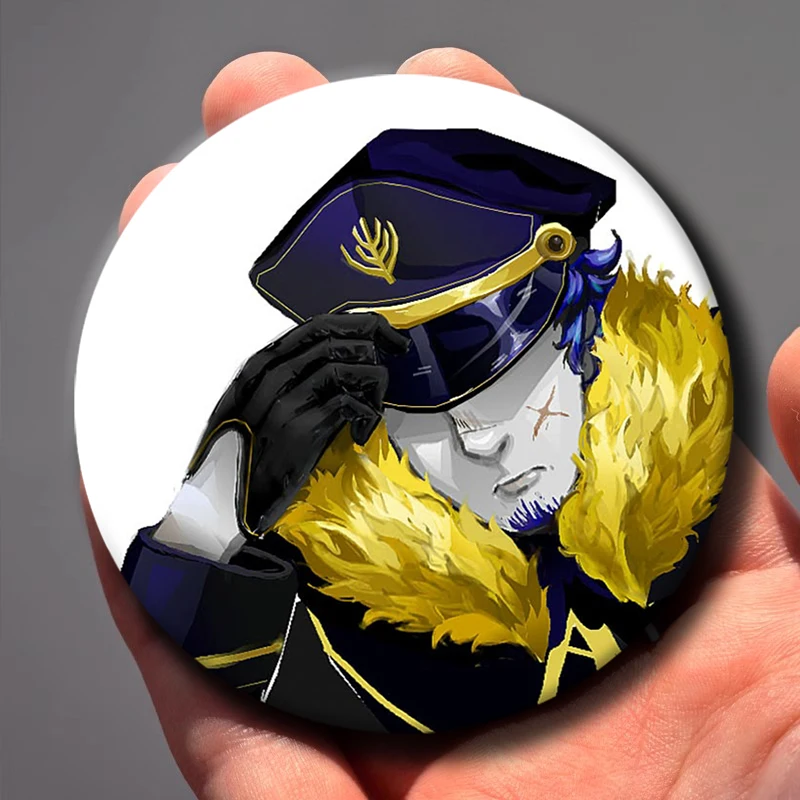 58mm 1PC G-Guest 1337 Forsaken Anime Cartoon Badge Breastpin for Backpack Clothes Handmade Brooches