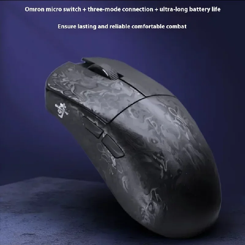 IPI Qi Pro ماوس الألعاب ألياف الكربون Paw3950 3Mode 2.4G Nordic52840 دعوى ل Valorant Csgo Fps ماوس خفيف الوزن مخصص الفئران