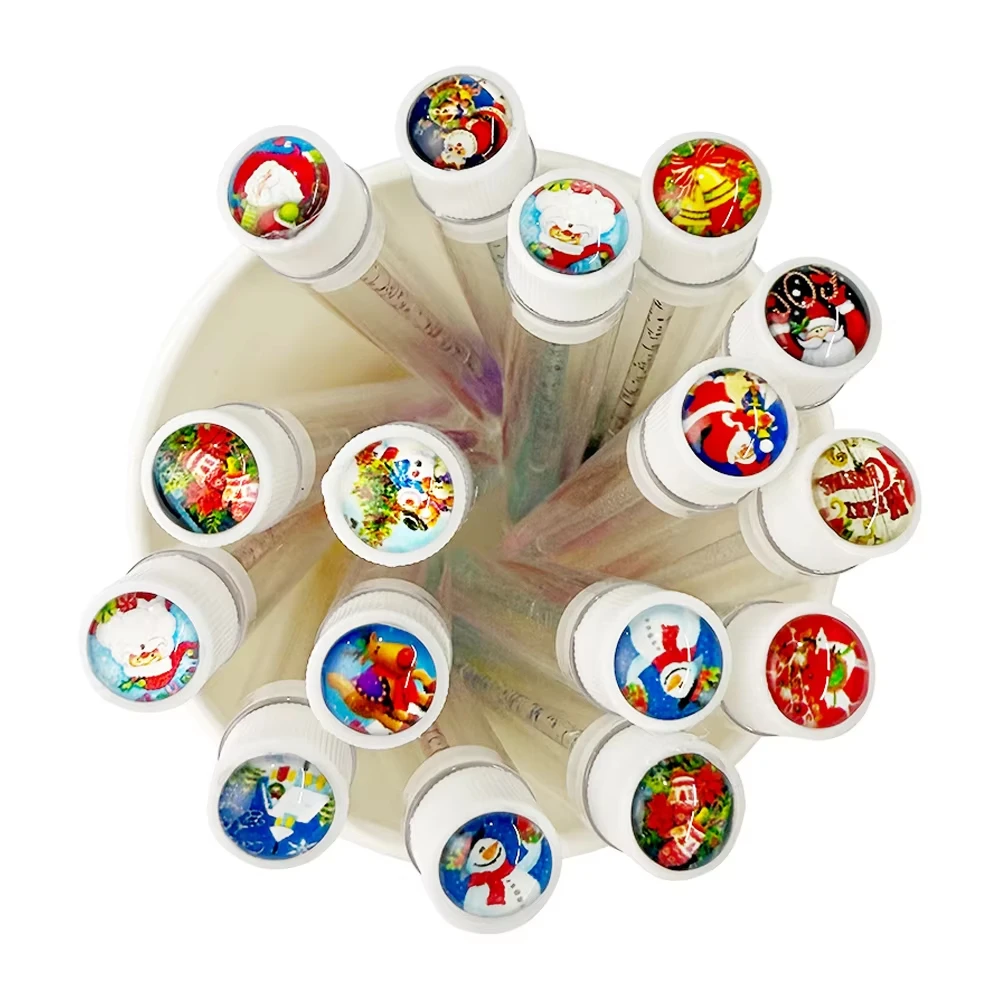 10/50 pz Natale Spazzola Per Ciglia Tubi Estensione Delle Ciglia Mascara Spazzole Bacchetta Sopracciglio Pettine Spoolies Contenitore Applicatori Strumenti