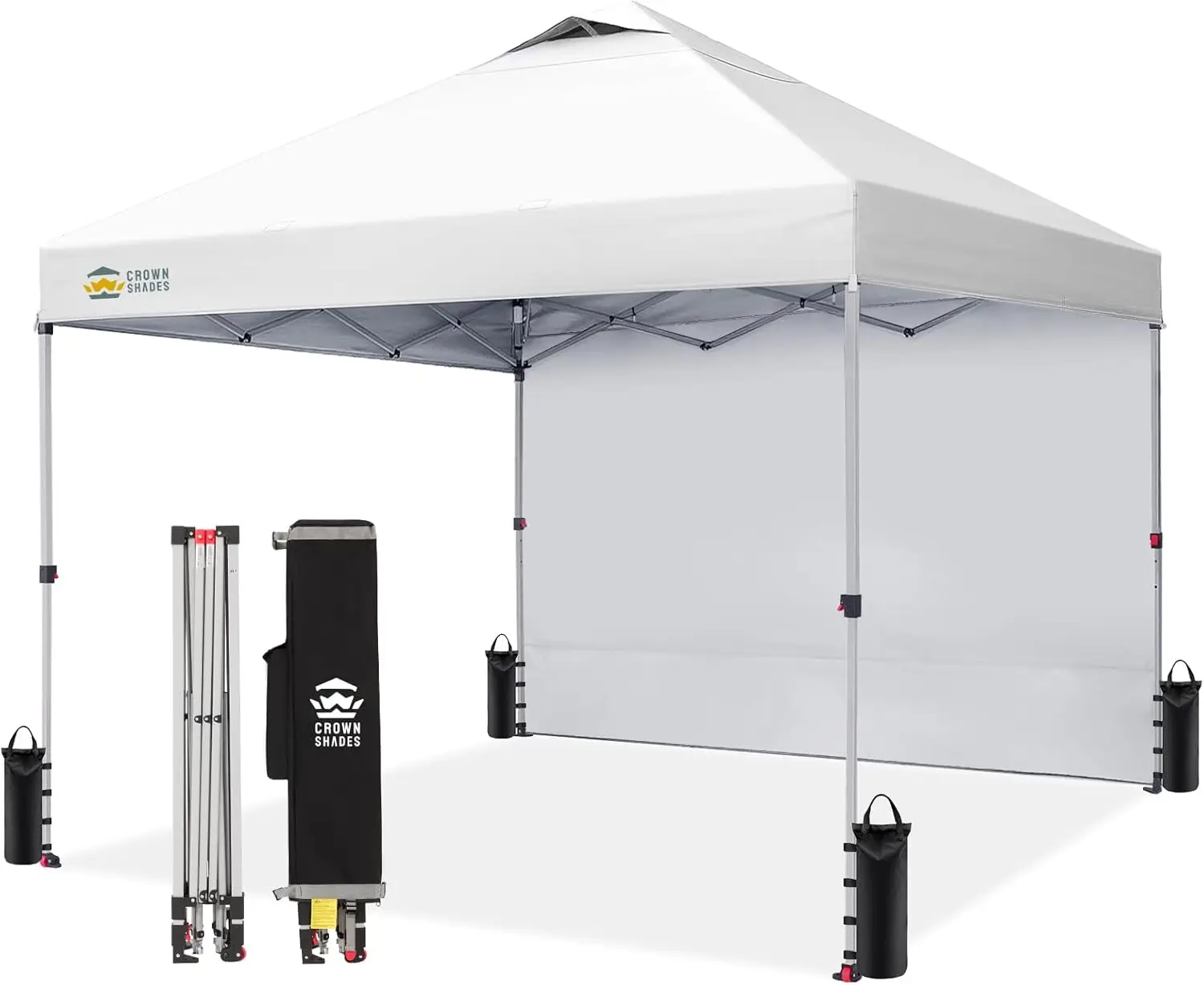 

Пляжный шатер-тент 10x10 футов с одной боковой стенкой, быстросборный (установка одним движением), для мероприятий, вечеринок, кемпинга - Gaze