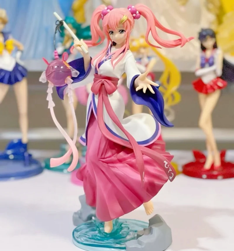 Genuine Bandai Gundan Seed Lacus Clyne Special Project Bw Anime Action Model Figure Toys Collectible Toys Decoration Gifts