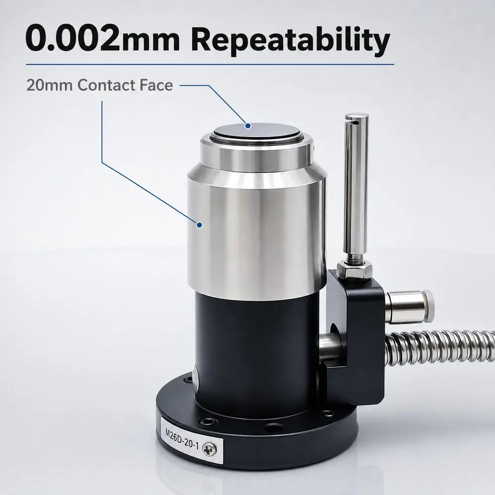 M26D-20 Stainless Steel Automatic Tool Setter 20mm Diameter 0.001mm 1.5N 6-Wire Z Axis Zero Sensor CNC Milling Machine