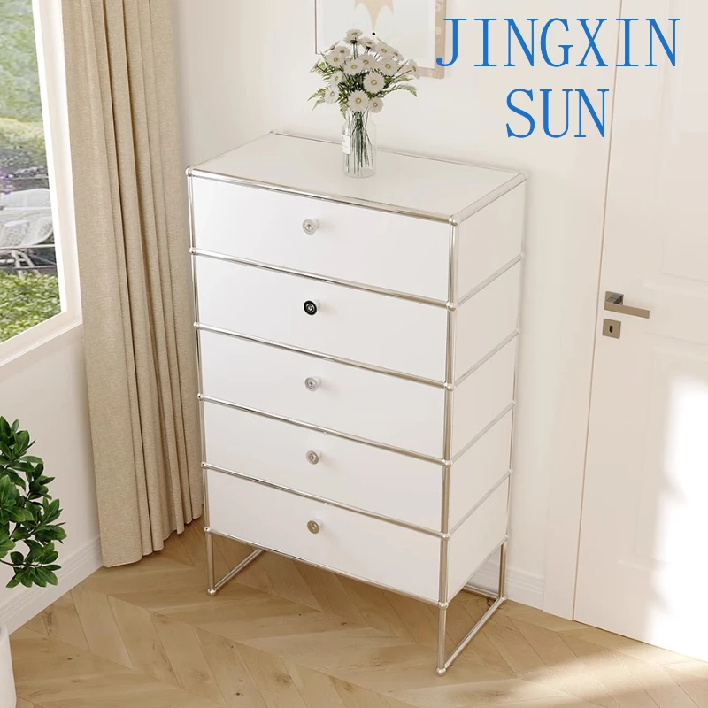 Modern Simple Locker Stainless Steel Combination Cabinet Shoerack shoe rack Shoes organizer living room cabinets home furniture