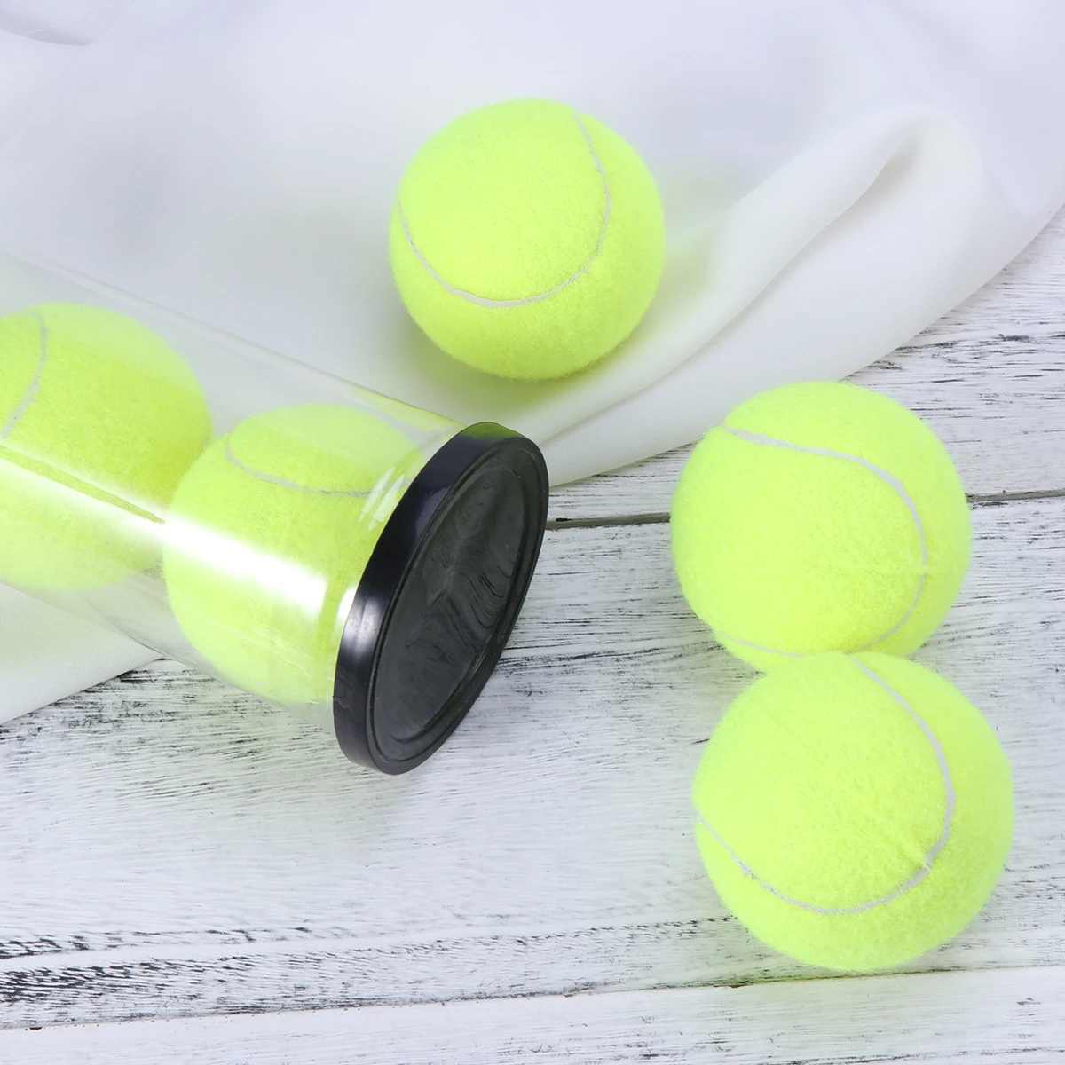 

3pcs Tennis Balls Can Practice Tennis Balls Championship Regular Duty Tennis Ball Pet Dogs Tennis Balls (Yellow)