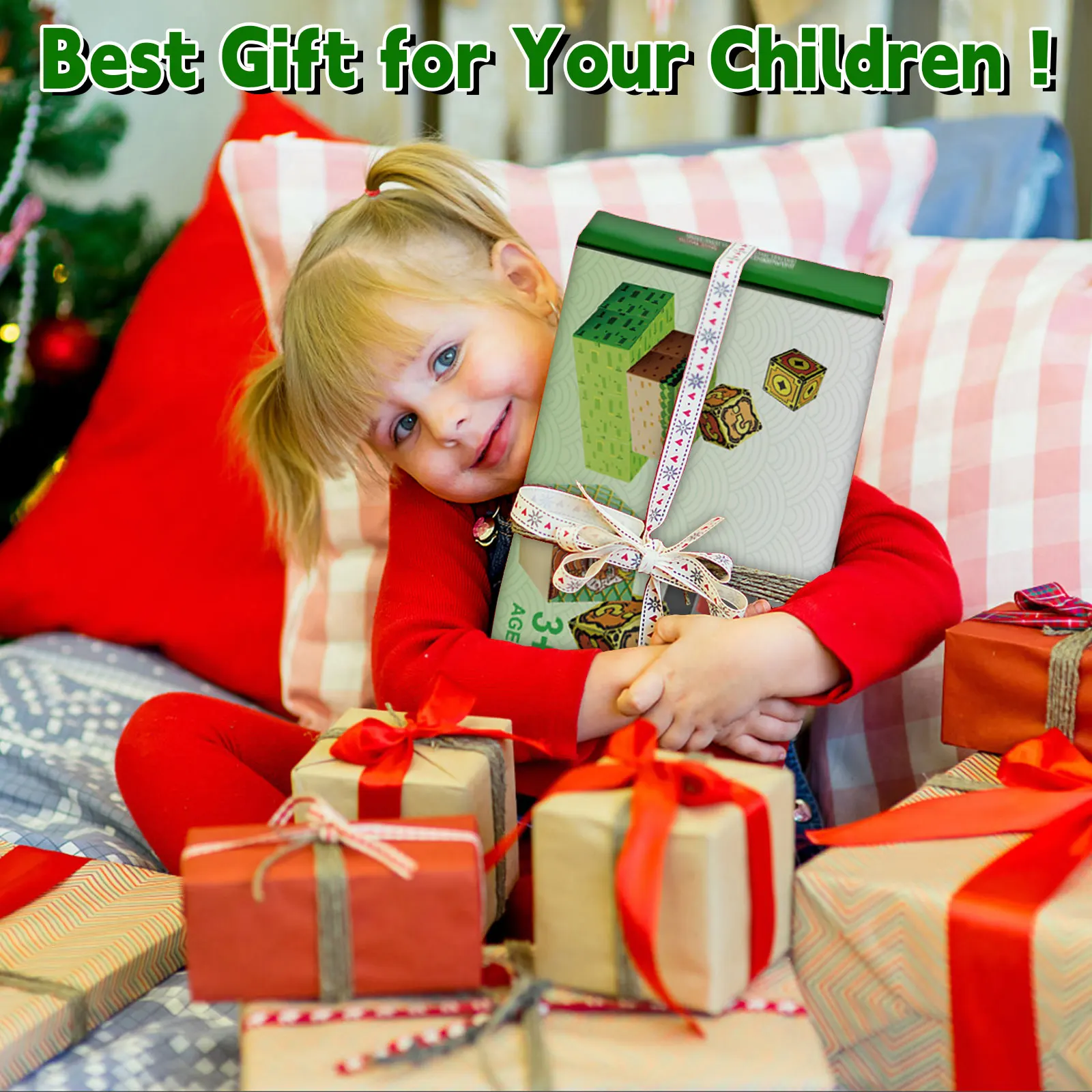 مجموعة مكعبات بناء مغناطيسية للأطفال - لعبة بناء إبداعية للأولاد والبنات، تعلم الجذعية