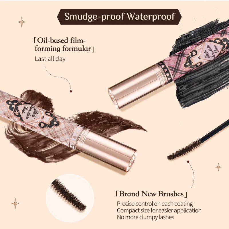 Flower Knows Chocolate Wonder-Shop Mascara 3.5ml Eyelash Lengthening Mascara Waterproof Beauty Makeup