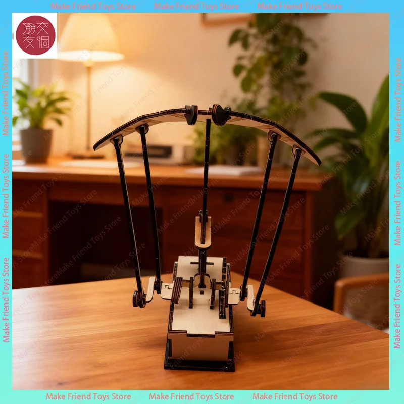 Ornement électrique bionique Manta Ray, Sculpture cinétique en bois artisanale, alimenté par batterie, mouvement réaliste, décoration de maison, cadeaux pour garçons